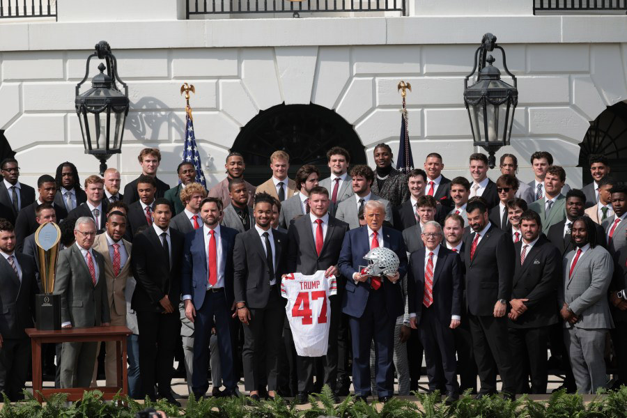 Video – FULL SPEECH: Pres. Trump Greets Ohio State National Football Champions at the White House – 4/14/25