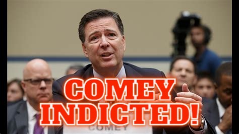 James Comey Indicted for “Alleged False Statement” & “Obstruction”