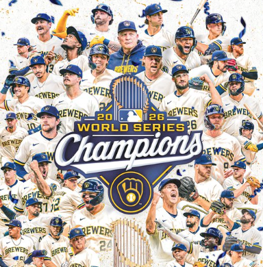 Milwaukee Brewers Win 1st World Series in Franchise History!